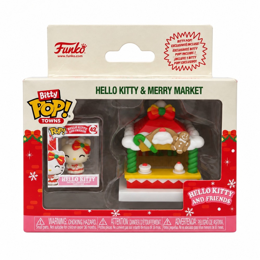 Funko Bitty Pop Towns Hello Kitty Merry Market Holiday Figure Exclusive Bin Deal